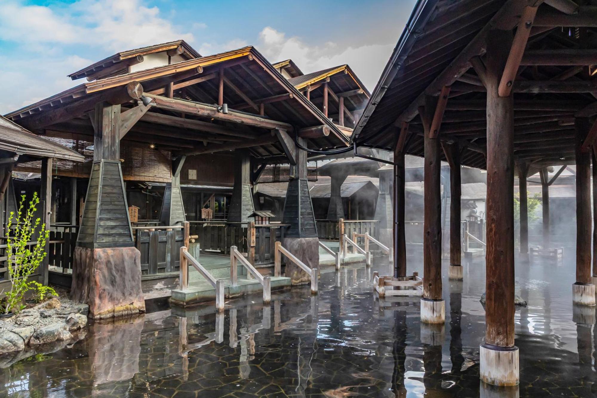 Spa Resort Hawaiians Monolith Tower 磐城 外观 照片